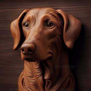 3D model st Helleforshund dog (STL)